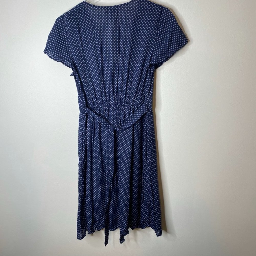 NWT LUCKY BRAND Blue Minnie Polka Dot Mini Sundress Women's small NWT 7WD9709 - Picture 7 of 10